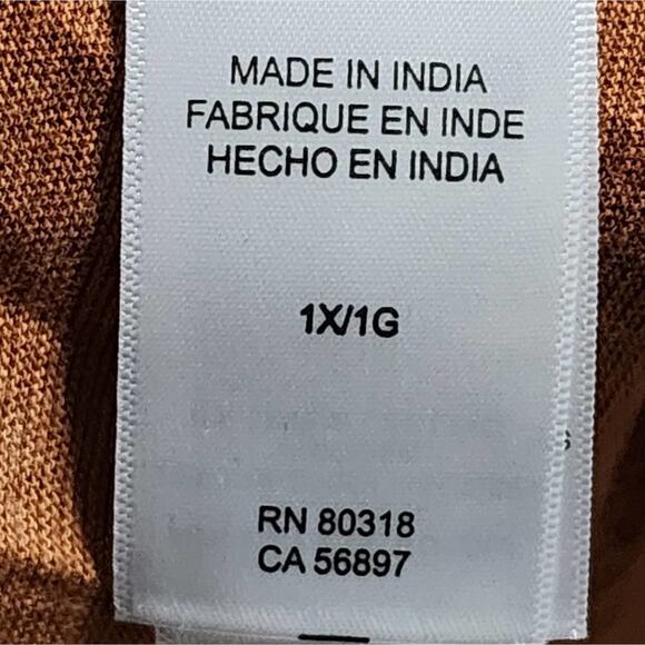 Lucky brand floral‎ paisley boho peasant blouse plus size 1X new!! - Picture 8 of 8